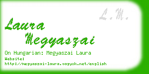 laura megyaszai business card